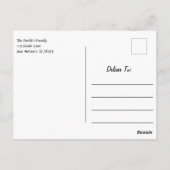 Hognose Pet Snake Briefkaart (Achterkant)