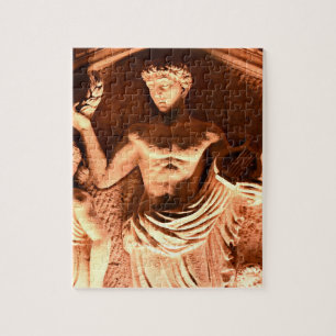 Hogreliëf Beeldhouwwerk bij Teatro Delgollado, Mex Legpuzzel