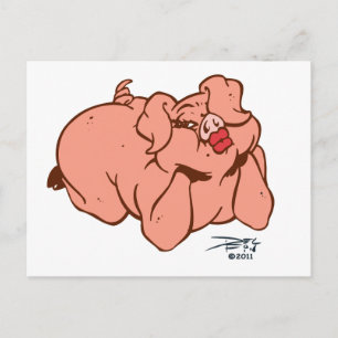 Hogs en Kisses Briefkaart