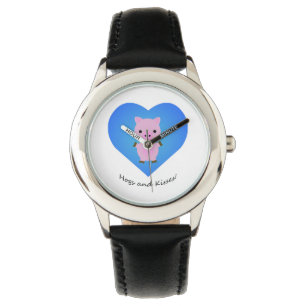 Hogs en Kisses Pig Horloge