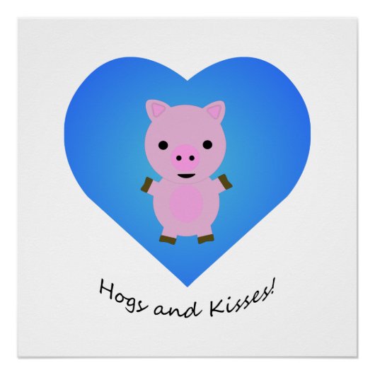 Hogs en Kisses Pig Perfect Poster (Voorkant)