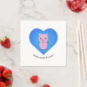 Hogs en Kisses Pig Servet (Insitu)