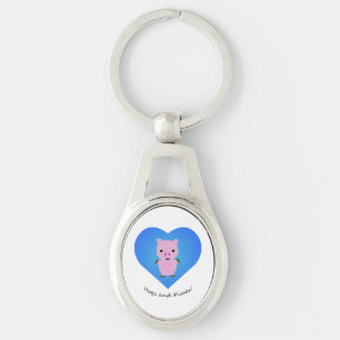 Hogs en Kisses Pig Sleutelhanger