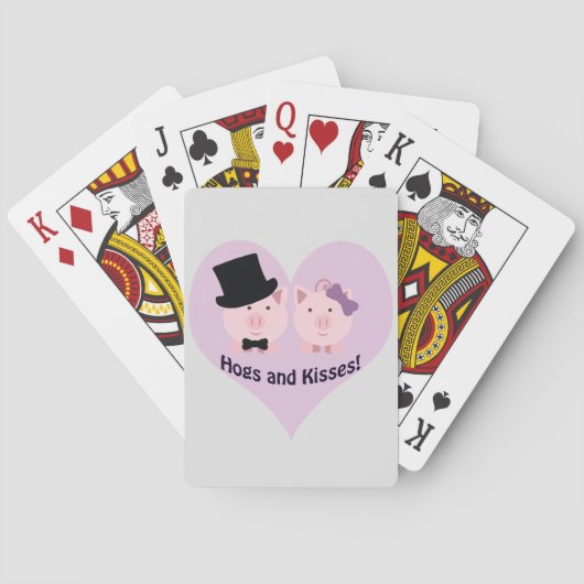 Hogs en kussen! speelkaarten (Achterkant)
