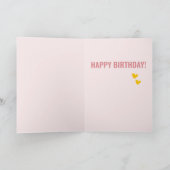 Hogs & Kisses - Cute Pig Happy Birthday Kaart (Binnen)