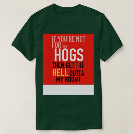 HOGS kussen TShirt (Design voorkant)