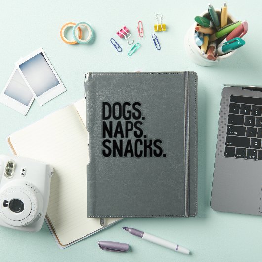 Hogs Naps Snacks Sticker (iPad Cover)