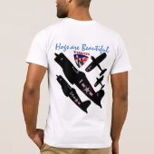 Hogs zijn prachtig t-shirt (Achterkant)