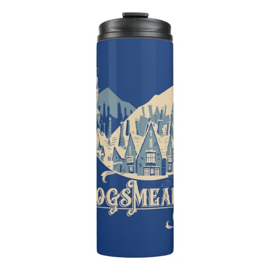 HOGSMEADE™ Oud dorpsgrafisch ontwerp Thermosbeker (Voorkant)