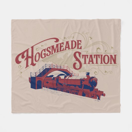 HOGSMEADE Station Graphic Fleece Deken (Voorkant (Horizontaal))