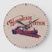 HOGSMEADE Station  Graphic Grote Klok (Voorkant)