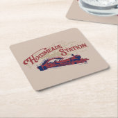 HOGSMEADE Station  Graphic Kartonnen Onderzetters (Schuin)