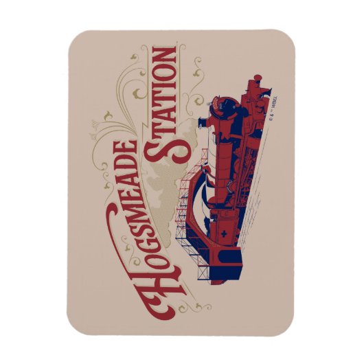 HOGSMEADE Station  Graphic Magneet (Verticaal)