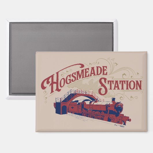 HOGSMEADE Station  Graphic Magneet (Voorkant / Achterkant)