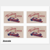 HOGSMEADE Station  Graphic Rechthoekige Sticker (Vel)