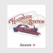 HOGSMEADE Station  Graphic Sticker (Vel)