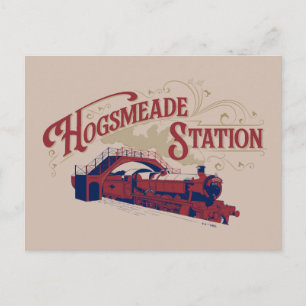 HOGSMEADE Station Vintage Grafiek Briefkaart