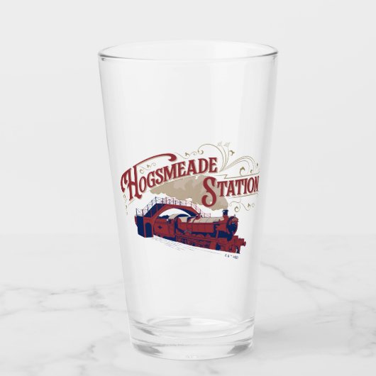 HOGSMEADE Station Vintage Grafiek Glas (Voorkant)