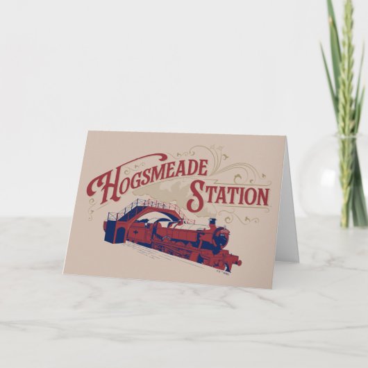 HOGSMEADE Station Vintage Grafiek Kaart (Voorkant)