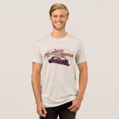 HOGSMEADE Station Vintage Grafiek Tri-Blend Shirt (Voorkant volledig)