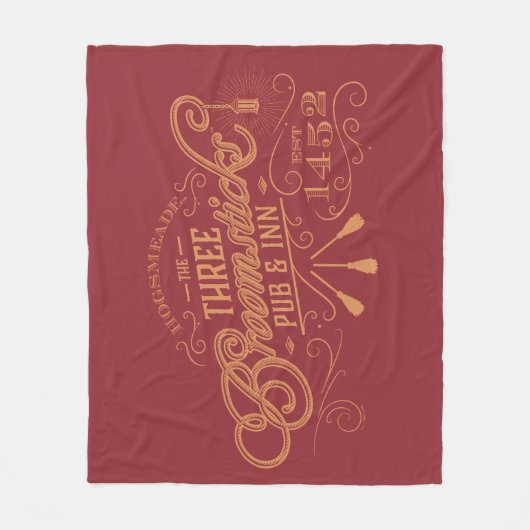 HOGSMEADE™ THE THREE BROOMSTICKS™ Pub & Inn Fleece Deken (Voorkant)