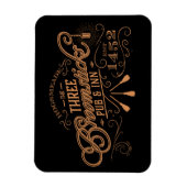 HOGSMEADE™ THE THREE BROOMSTICKS™ Pub & Inn Magneet (Verticaal)