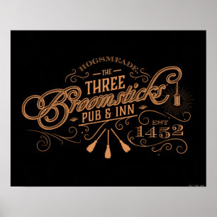HOGSMEADE™ THE THREE BROOMSTICKS™ Pub & Inn Poster