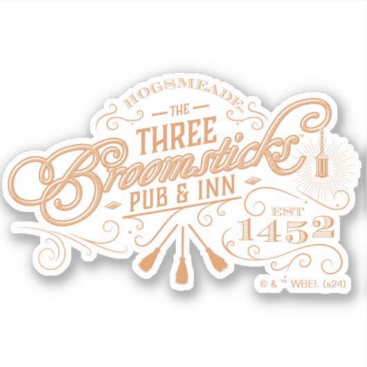 HOGSMEADE™ THE THREE BROOMSTICKS™ Pub & Inn Sticker (Voorkant)