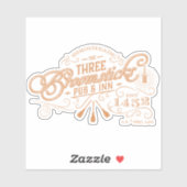 HOGSMEADE™ THE THREE BROOMSTICKS™ Pub & Inn Sticker (Vel)