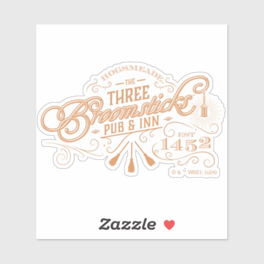 HOGSMEADE™ THE THREE BROOMSTICKS™ Pub & Inn Sticker (Vel)
