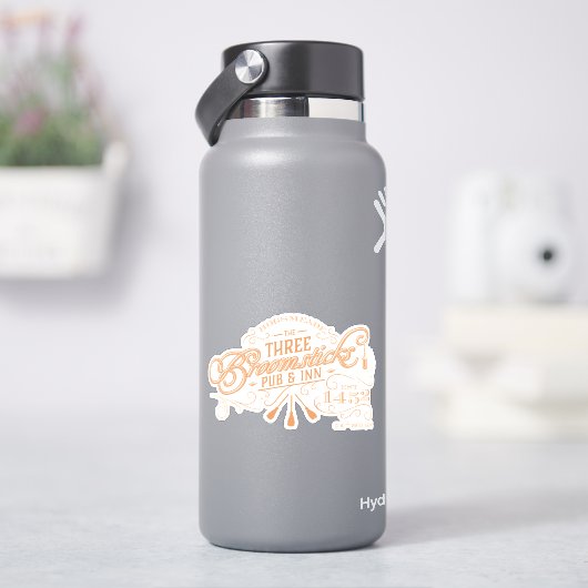HOGSMEADE™ THE THREE BROOMSTICKS™ Pub & Inn Sticker (HydroFlask)
