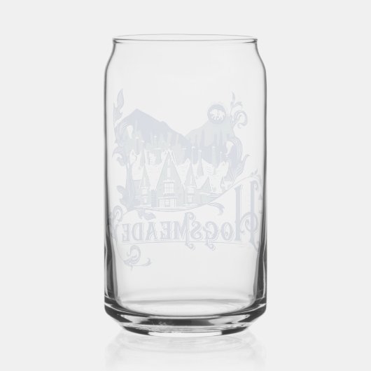 HOGSMEADE™ Village Graphic Blikvorm Glas (Achterkant)