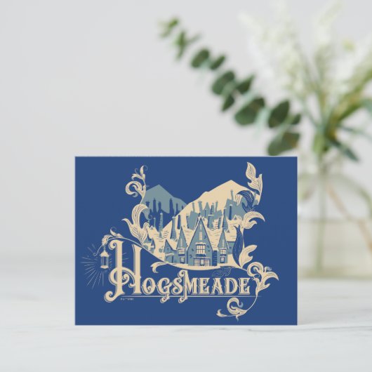 HOGSMEADE™  Village Graphic Briefkaart (Staand voorkant)