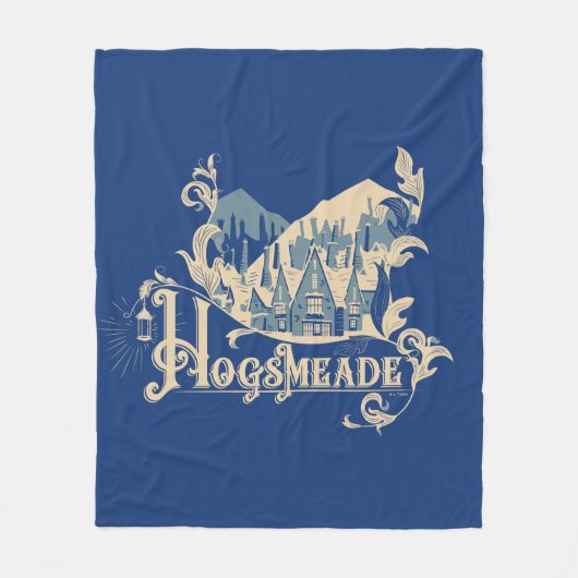 HOGSMEADE™  Village Graphic Fleece Deken (Voorkant)