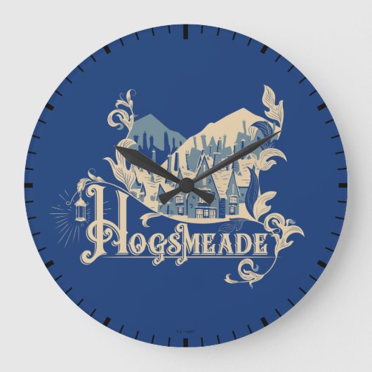 HOGSMEADE™ Village Graphic Grote Klok (Voorkant)