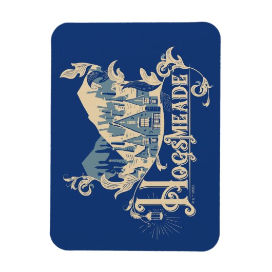 HOGSMEADE™  Village Graphic Magneet (Verticaal)