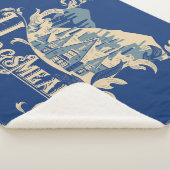 HOGSMEADE™  Village Graphic Sherpa Deken (3/4)