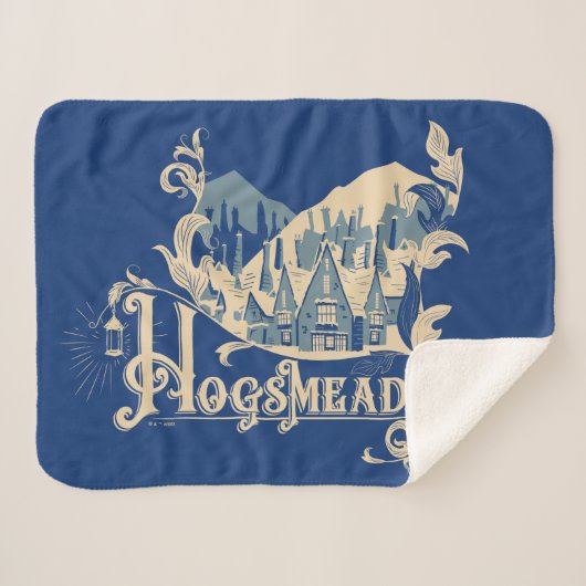 HOGSMEADE™  Village Graphic Sherpa Deken (Voorkant (horizontaal))