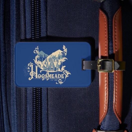 HOGSMEADE™ Vintage Dorpsgrafiek Bagagelabel (Voorkant Insitu 4)