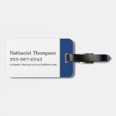 HOGSMEADE™ Vintage Dorpsgrafiek Bagagelabel (Achterkant horizontaal)