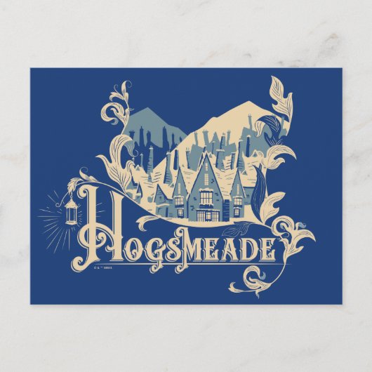 HOGSMEADE™ Vintage Dorpsgrafiek Briefkaart (Voorkant)