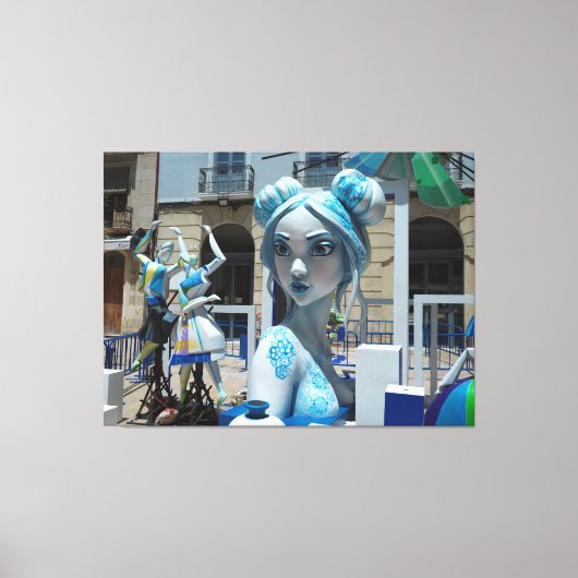 Hogueros de Alicante Beeld Canvas Afdruk (Voorkant)
