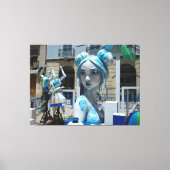 Hogueros de Alicante Sculpture Canvas Afdruk (Voorkant)