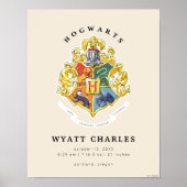 HOGWARTS™ Baby Birth Stats Poster (Voorkant)