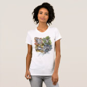 HOGWARTS™ Badge Bloem Grafiek T-shirt (Voorkant volledig)
