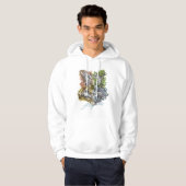 HOGWARTS™ Badge Floral Graphic Hoodie (Voorkant volledig)