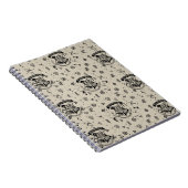 HOGWARTS™ Beige Patroon Notitieboek (Rechterzijde)