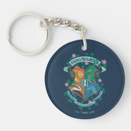 HOGWARTS™ Bloem Crest Sleutelhanger (Voorkant)