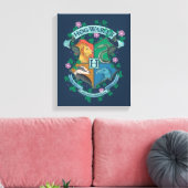 HOGWARTS™ Bloemenkroon Canvas Afdruk (Insitu (Woonkamer))