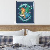 HOGWARTS™ Bloemenkroon Canvas Afdruk (Insitu (Slaapkamer))